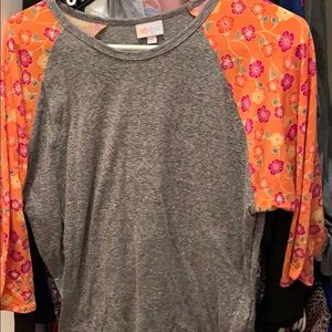 Lularoe 2x Randy euc flowers